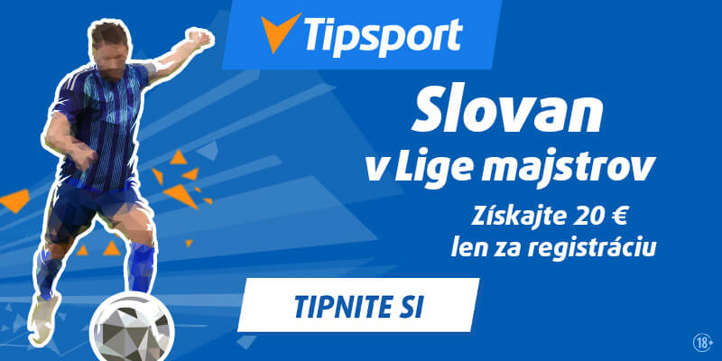 Kliknite TU a stavte si na Slovan v LM s bonusom!