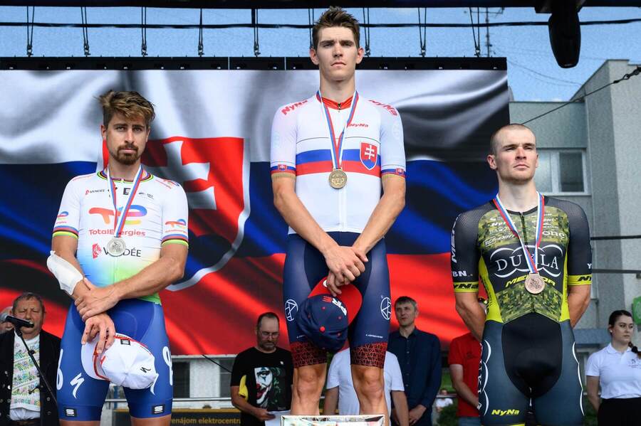 Peter Sagan, Matúš Štoček, Lukáš Kubiš – medailisti z MSR v cyklistike 2023
