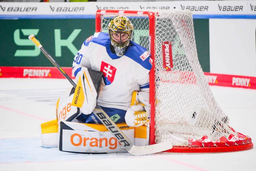 Hokejový brankár Slovenska Matej Tomek – Zdroj: ČTK / imago sportfotodienst / DiZ-PiX