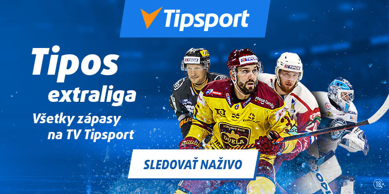 Stavte si a sledujte všetky zápasy Tipos Extraligy naživo na TV Tipsport!