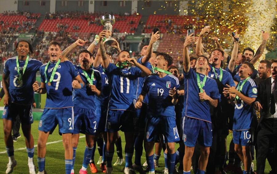 Futbal, talianska reprezentácia, víťaz ME U19 2023