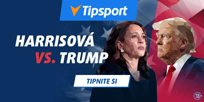 Harris alebo Trump? Kliknite SEM a tipujte s bonusom 20 eur