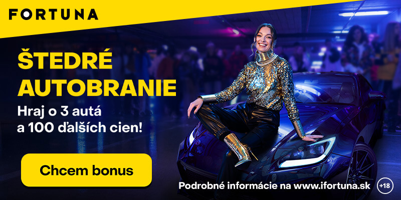 Vyhrajte športové auto alebo stovky eur na tipovanie.