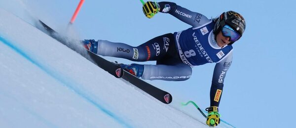 Federica Brignone počas Super G vo Val d′Isere