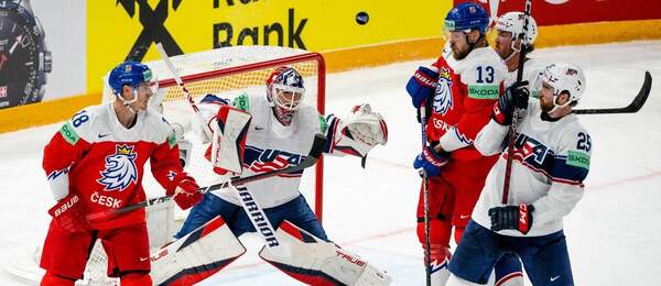 Česko vs USA, štvrťfinále, MS v hokeji 2023