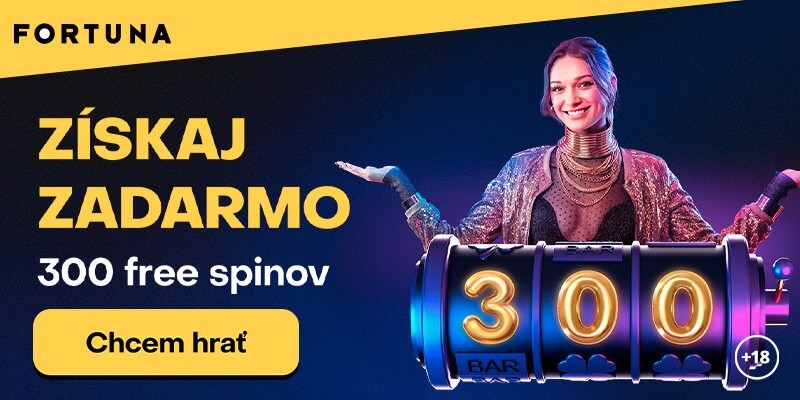 Kliknite a získajte Fortuna casino bonus 300 free spinov