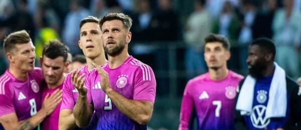 Hráči Nemecka po zápase s Gréckom v príprave na EURO 2024