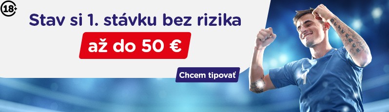 Kliknite SEM a tipujte so stávkou bez rizika v Tipose