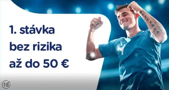 Kliknite SEM a stavte si v Tipose za 50 € bez rizika.