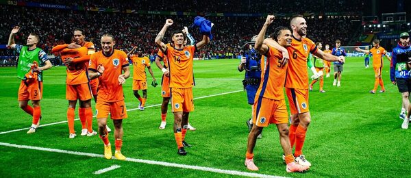 Radosť Holandska po víťazstve nad Tureckom vo štvrťfinále EURO 2024
