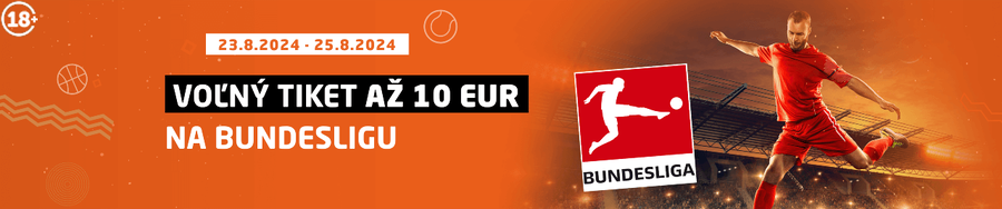 Registrujte sa TU a tipujte Bundesligu s bonusom v Synottipe!