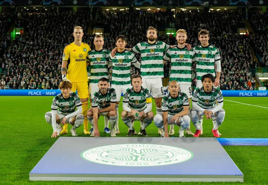 Celtic FC pred domácim zápasom proti Laziu Rím v Lige majstrov 2023/24