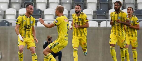 Radosť hráčov FC Košice po vstrelenom góle – Foto: TASR/Profimedia