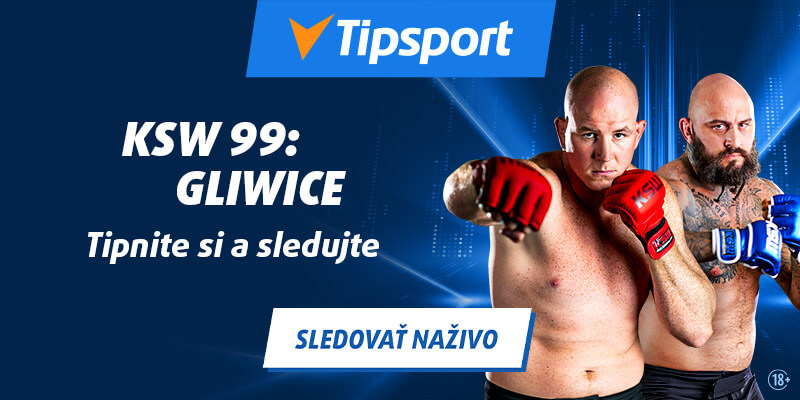 Sledujte zápasy KSW 99 naživo v Tipsporte.