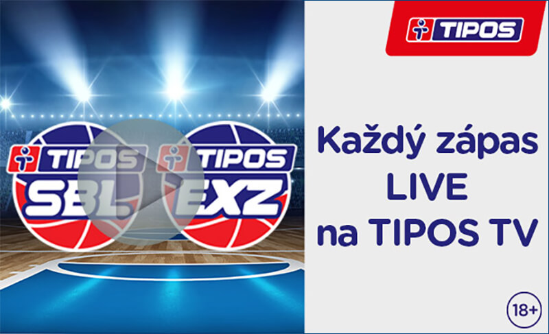 Každý zápas basketbalovej extraligy LIVE na TIPOS TV!