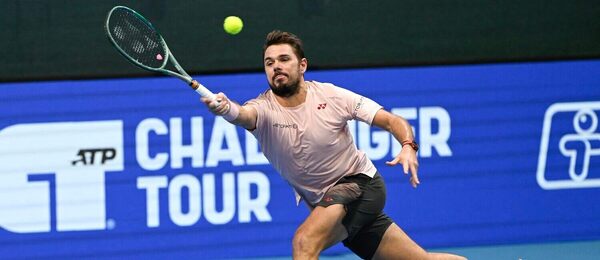 Stan Wawrinka v zápase proti Nemcovi Martererovi na Slovak Open 2024