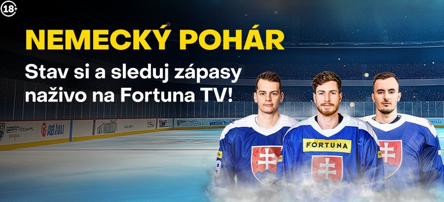 Kliknite SEM a sledujte Slovensko na Nemeckom pohári na Fortuna TV