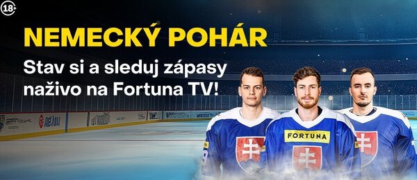 Kliknite SEM a sledujte Slovensko na Nemeckom pohári na Fortuna TV