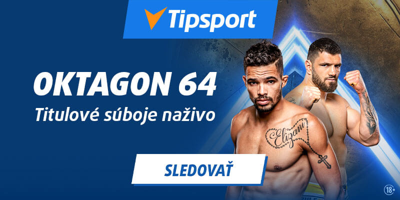 Sledujte Oktagon 64 naživo v Tipsporte!