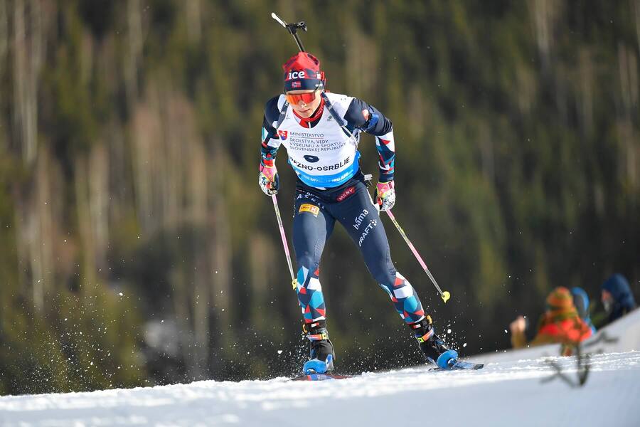 Nórsky biatlonista Isak Frey