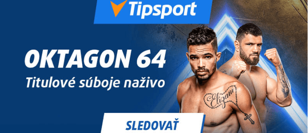 Sledujte celý Oktagon 64 naživo v Tipsporte.