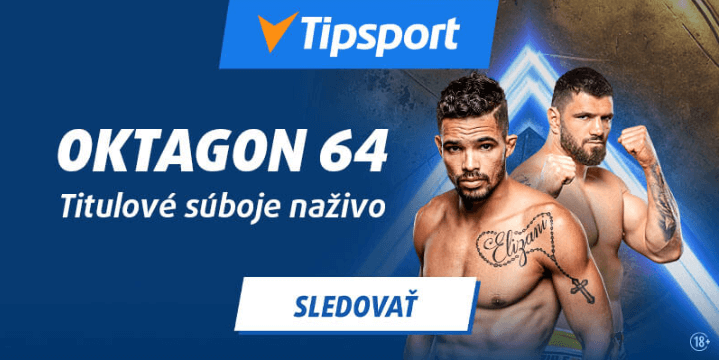 Sledujte celý Oktagon 64 naživo v Tipsporte.