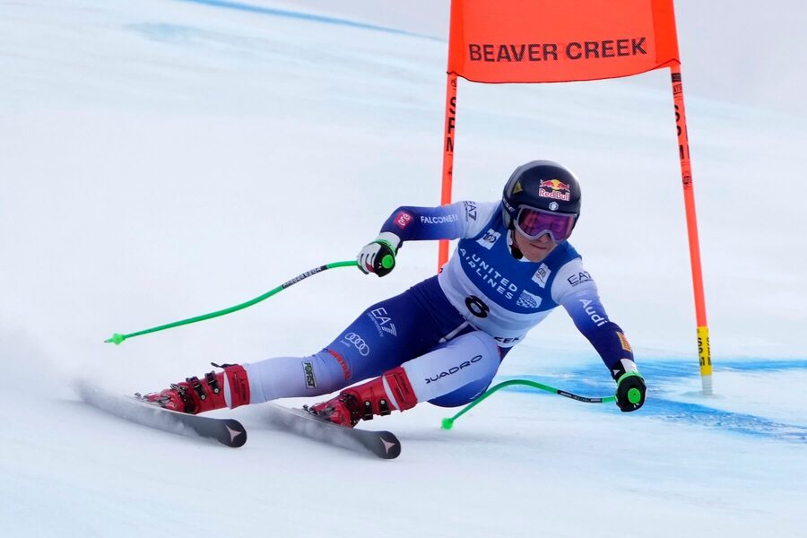 Sofia Goggia v tréningu na zjazdovke v Beaver Creeku (2024)