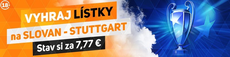 Kliknite TU a zapojte sa do súťaže o lístky na Slovan vs. Stuttgart