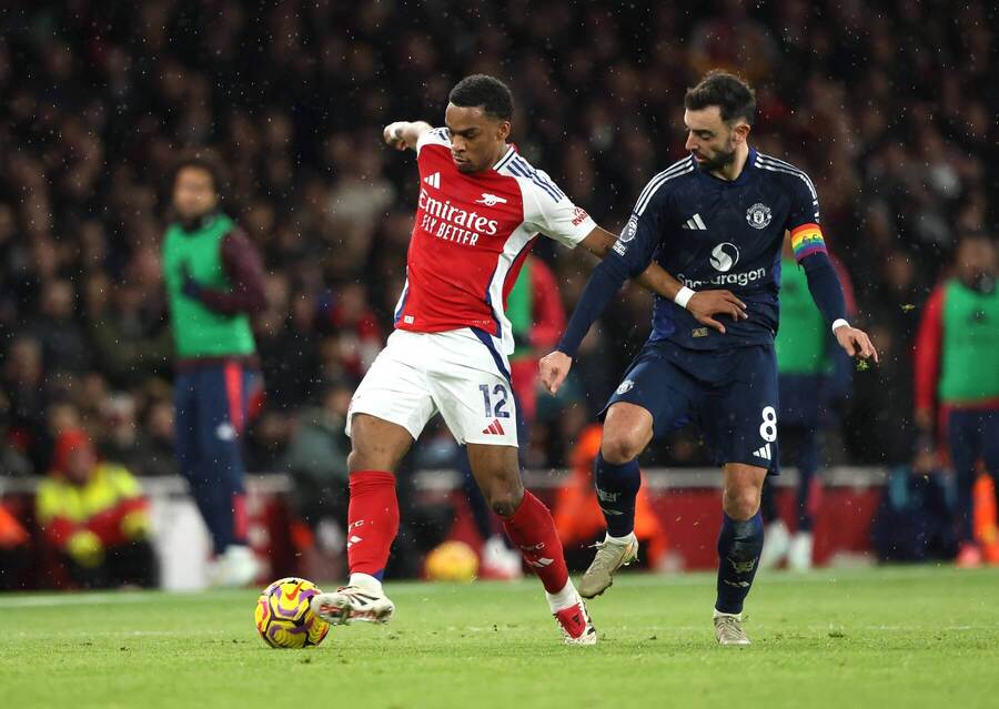 Jurrien Timber (Arsenal) vs. Bruno Fernandes (Manchester United)