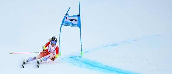 Víťazka obrovského slalomu v Kornplatz 2024 Lara Gut-Behrami.