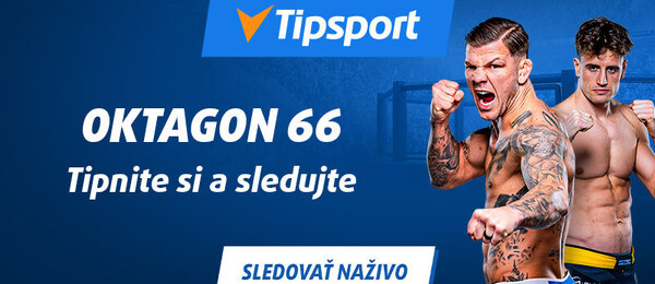 Tipnite si a sledujte Oktagon 66 naživo na Tipsport TV!