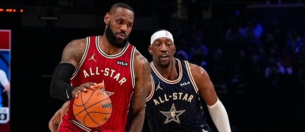 LeBron James počas NBA All-Star Game 2024.