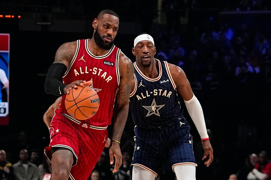 LeBron James počas NBA All-Star Game 2024.