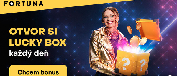 Otvorte si Lucky box a získajte bonus každý deň.