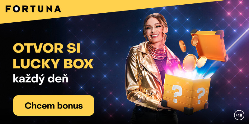 Otvorte si Lucky box a získajte bonus každý deň.