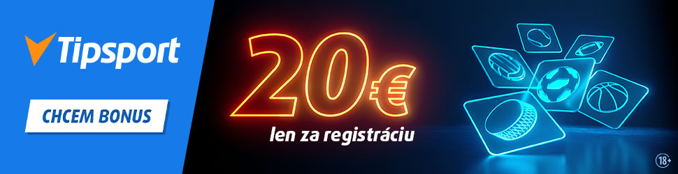 20 € bonus za registráciu v Tipsporte 20 € bonus za registráciu v Tipsporte